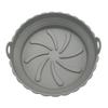 2Pcs Silicone Mould for Hot Air Fryer Foldable Air Fryer Silicone Pots Reusable Non-Stick Air Fryer Silicone Mould