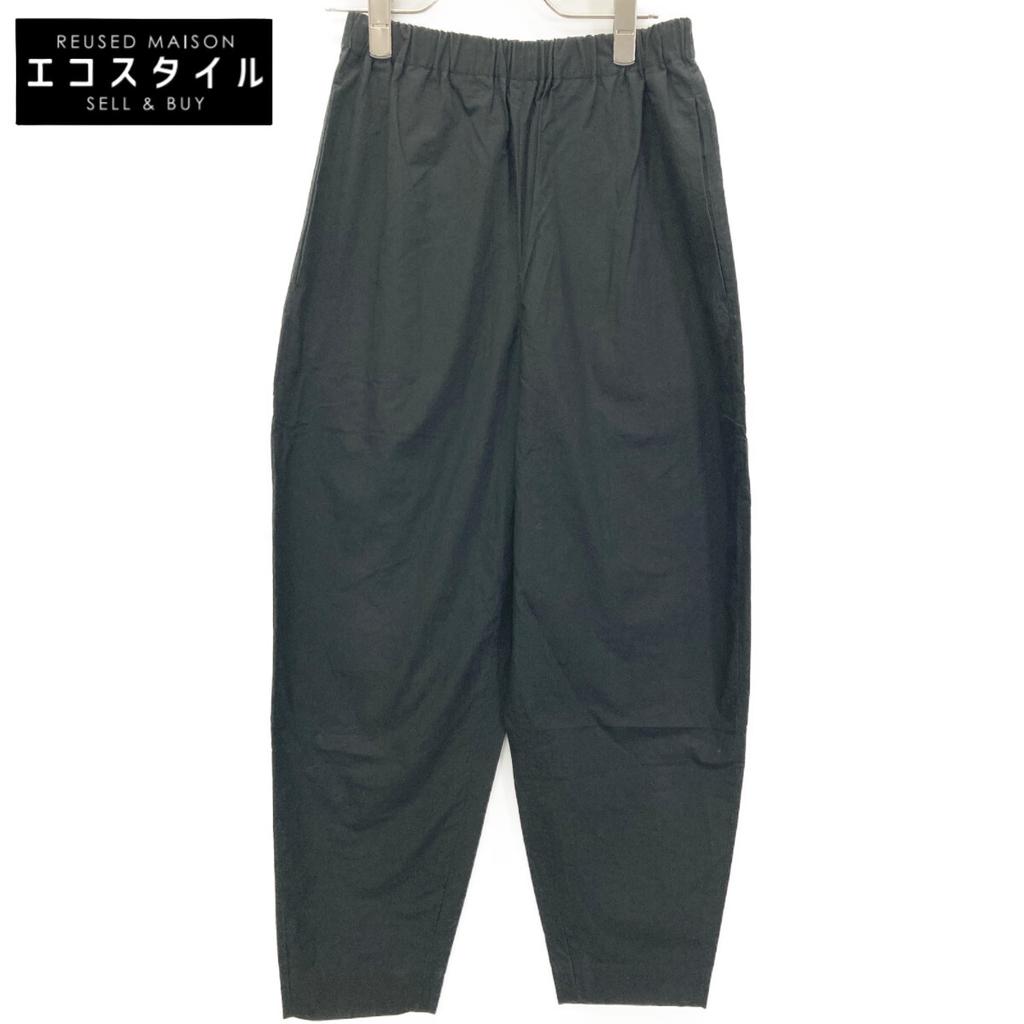 ENFOLD [Made in 2011] 300GS231-1710 EGG PANTS Bottoms 36 blackUsed