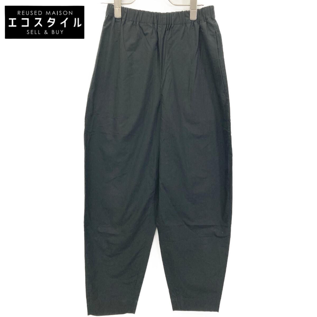 

ENFOLD [Made in 2011] 300GS231-1710 EGG PANTS Bottoms 36 blackUsed