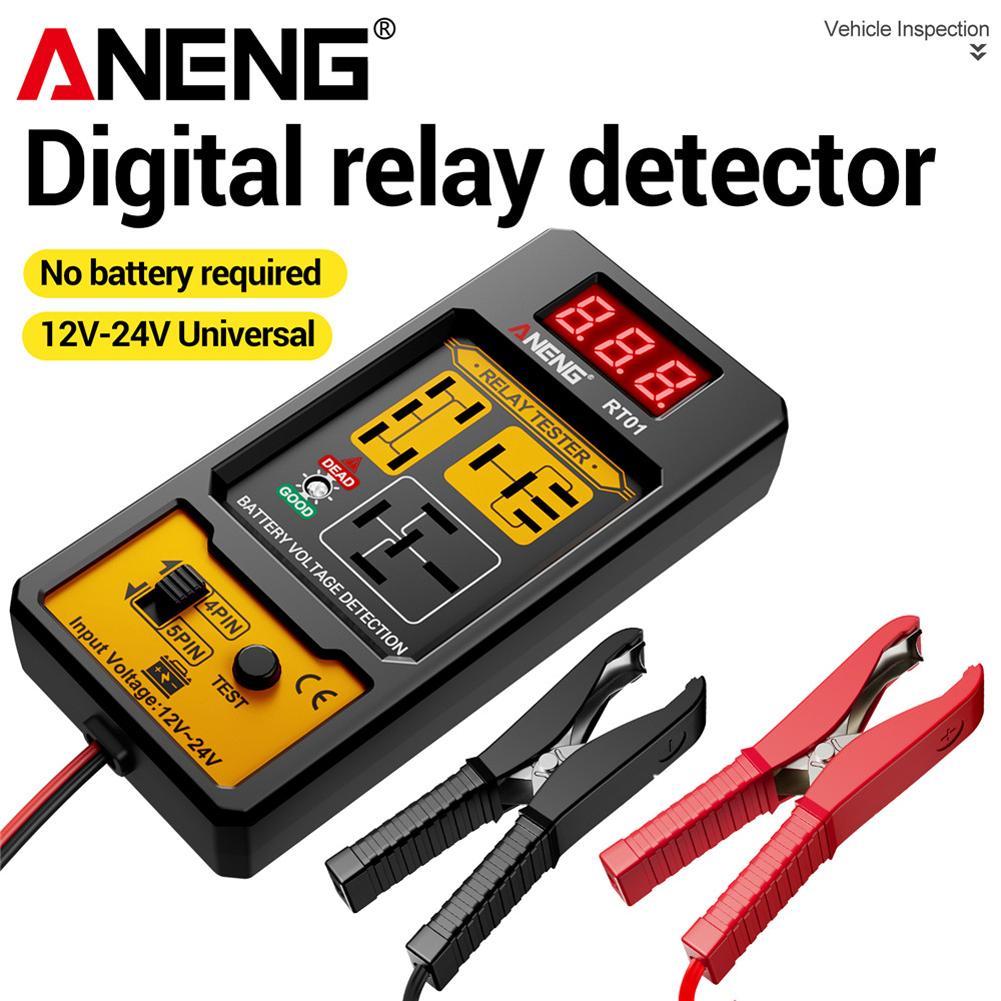 Car Relay Tester ANENG RT01 Universal 12-24V Automotive Car Battery Voltage Tester Check LED Indicator Light Relay Diagnostic