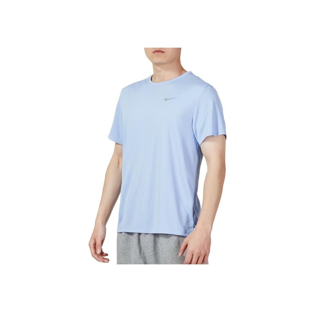 Nike Logo Short Sleeve T-Shirt Men Tops Cobalt-Blue DV9316-479