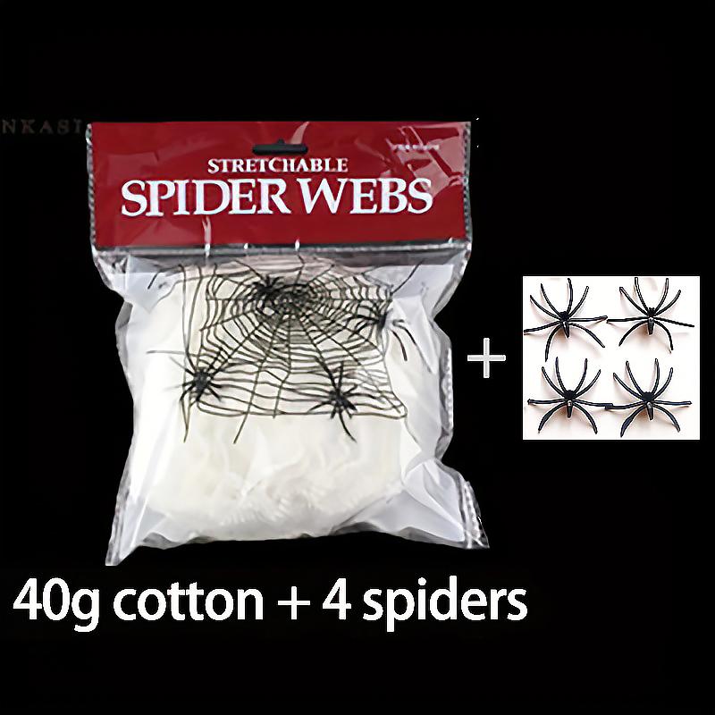 1 Pack Haunted House Fake Spiders Indoor Outdoor Supplies Halloween Decorations