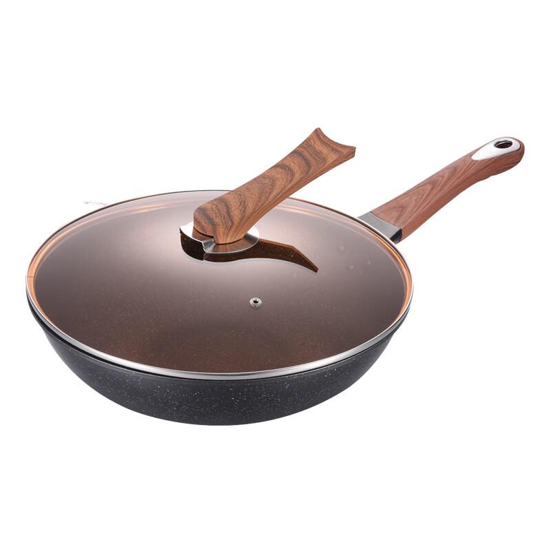 Zhi Shi Maifan Stein Antihaft-Wok mit Dämpfereinsatz-Set