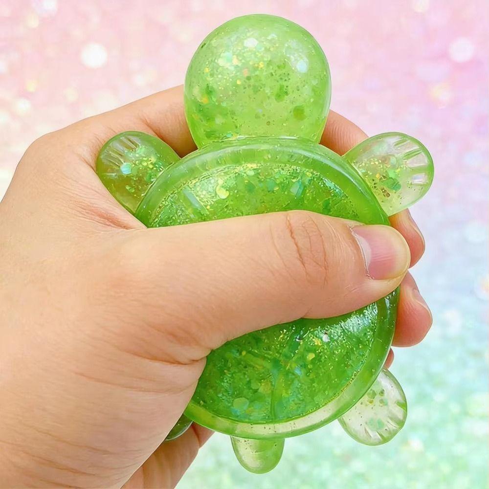 Cute Animal Turtle Squeeze Toy Colorful Sensory Fidget Ball Squishy Turtle Children Gifts