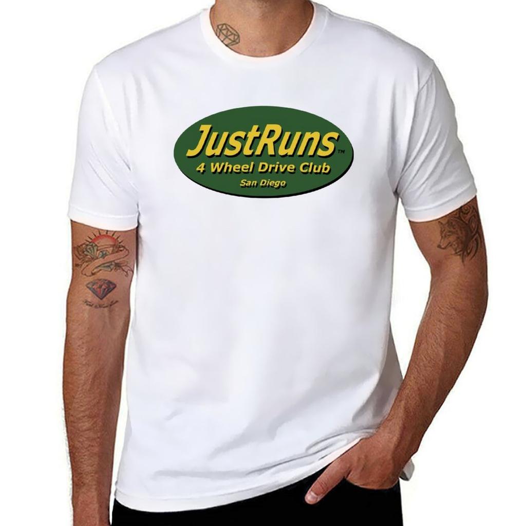 Justruns Logo Tshirt Big Size Daily Wear Tshirt