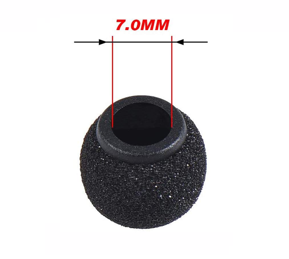 NiceAI Mikrofon Schwammabdeckung 7mm Geräuschverhinderung UWP-D