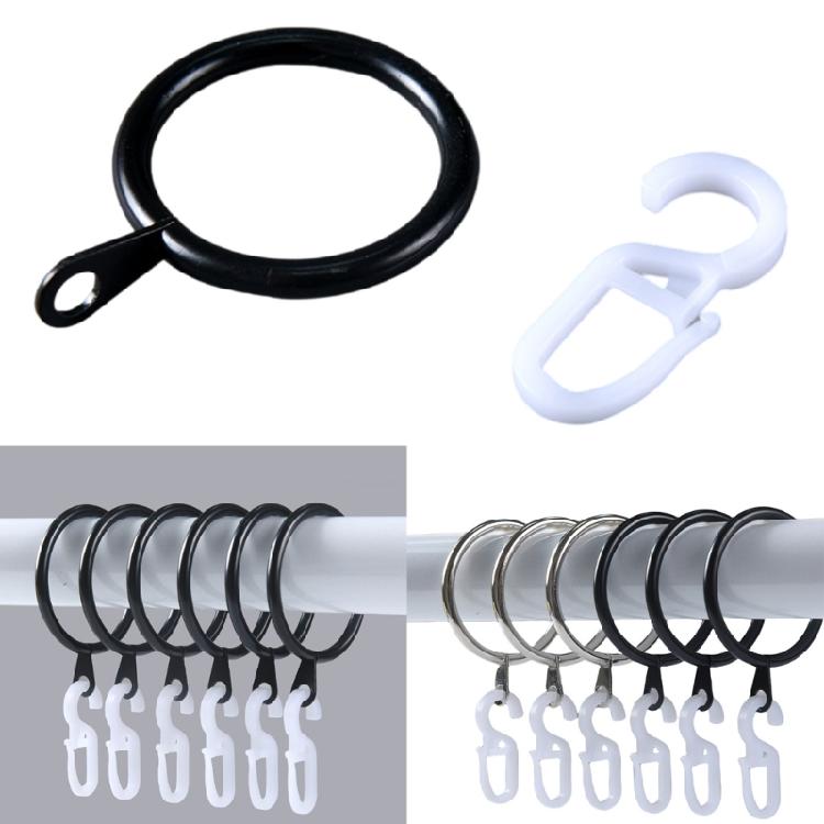 100pcs Quality Curtain Rings 30mm Inner Diameter Eyelets For Drapery Shower Curtains Hanging Rings Drapes Rings