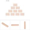 50pcs Cabinet Drawer Round Fluted Wooden Craft Dowel Pins Rods (M6*30)