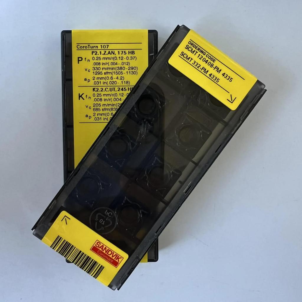 Original Sandvik / SCMT120408-PM 4335  / CNC lathe carbide blade 10 PCS