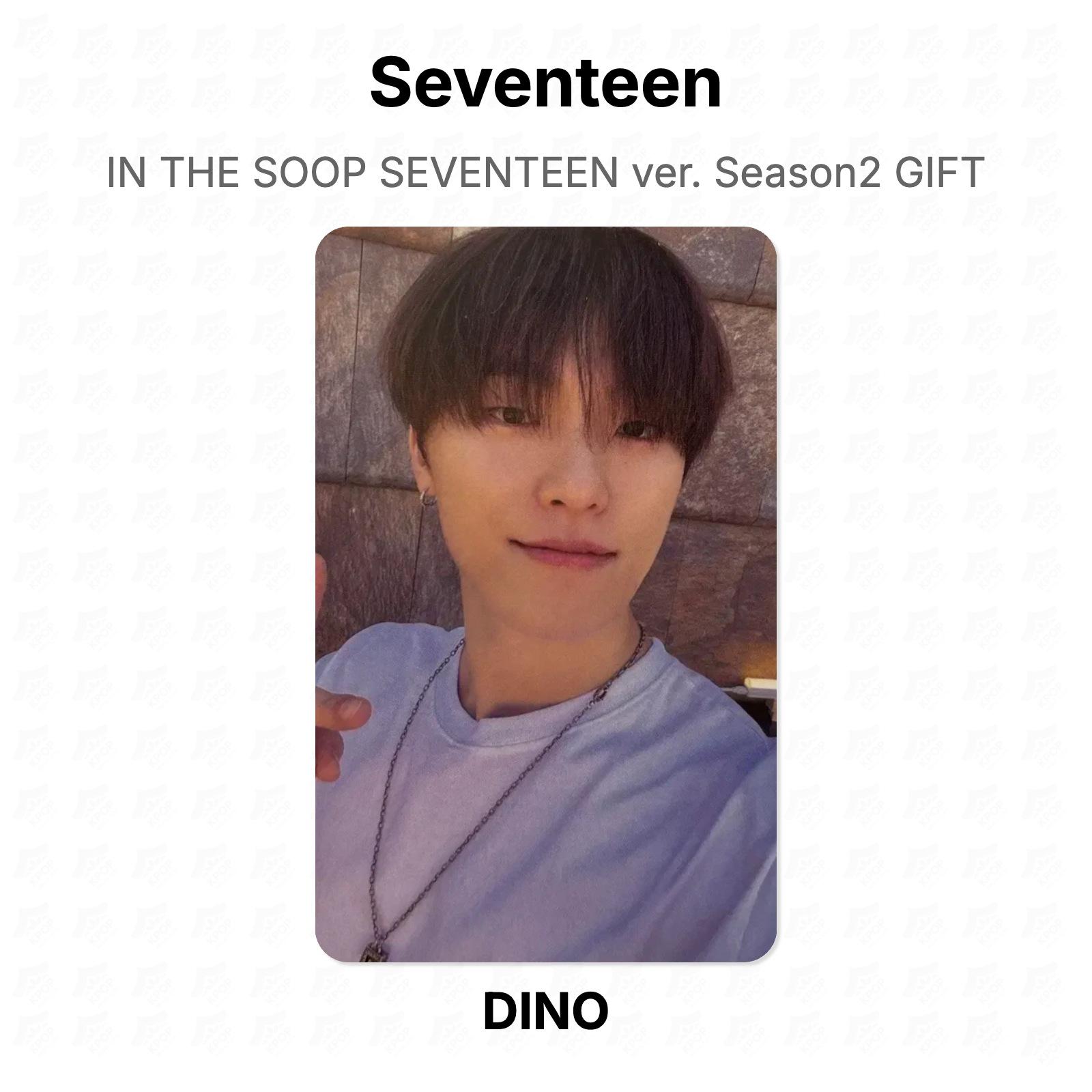 Seventeen В ЛЕСУ SEVENTEEN версия. Сезон 2 ПОДАРОК Официальная фотокарточка DINO