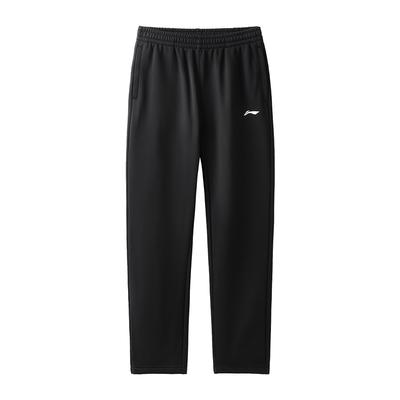 Solid Color Logo Print Elastic Quick-Dry Casual Straight-Leg Long Pants Knitted Sports Pants Men Bottoms AKLVD35-1