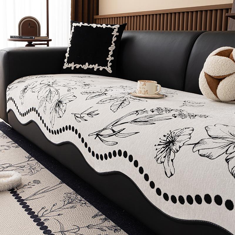 Irregular Sofa Cushion  New French Four-Season Universal High-End Sofa Seat Cushion Anti-Cat Scratch Sofa Cushion