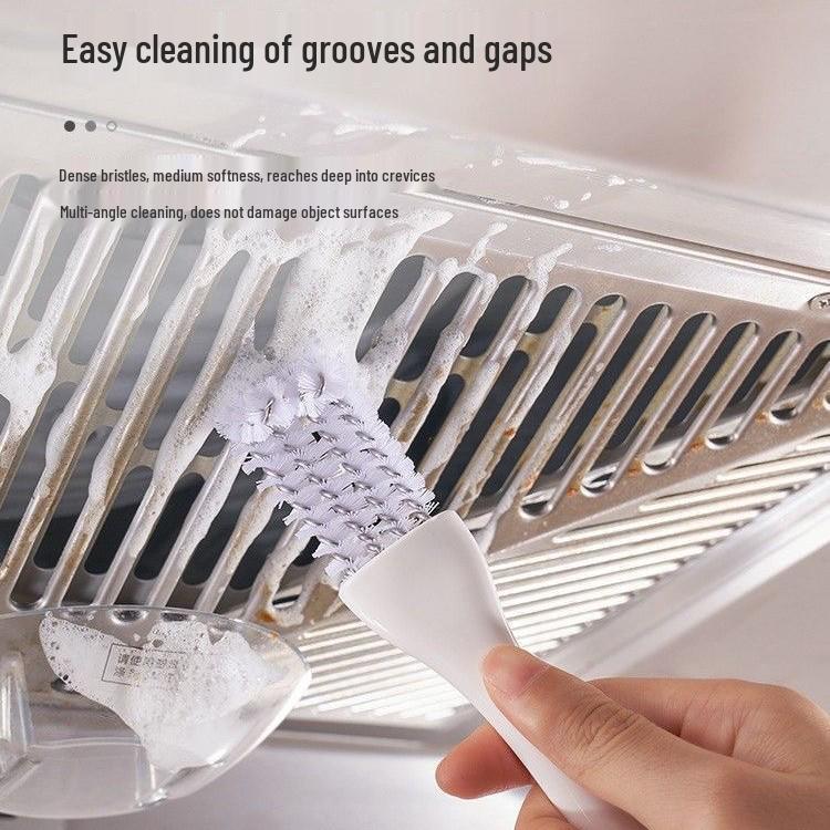 Multifunctional Crevice Cleaner: Nylon Brush for Grill, Sink, Stove & More