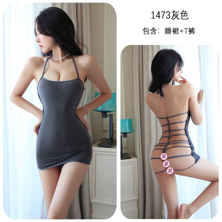 Erotic Lingerie Sexy Secretary Free Uniform Seduction Bed Passion Pajamas Women's Nightgown 1473