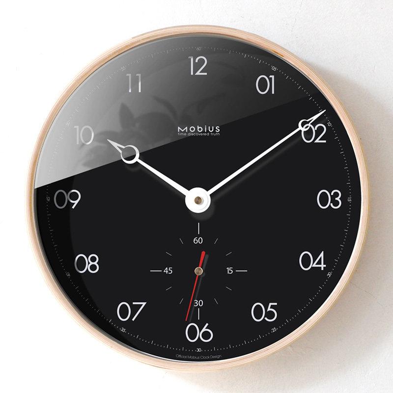 

12 Inches Minimalist Exquisite Nordic Solid Wood Wall Clock Luxury Silent Quartz Timepiece for Living Room Modern Home Decor 12 inch