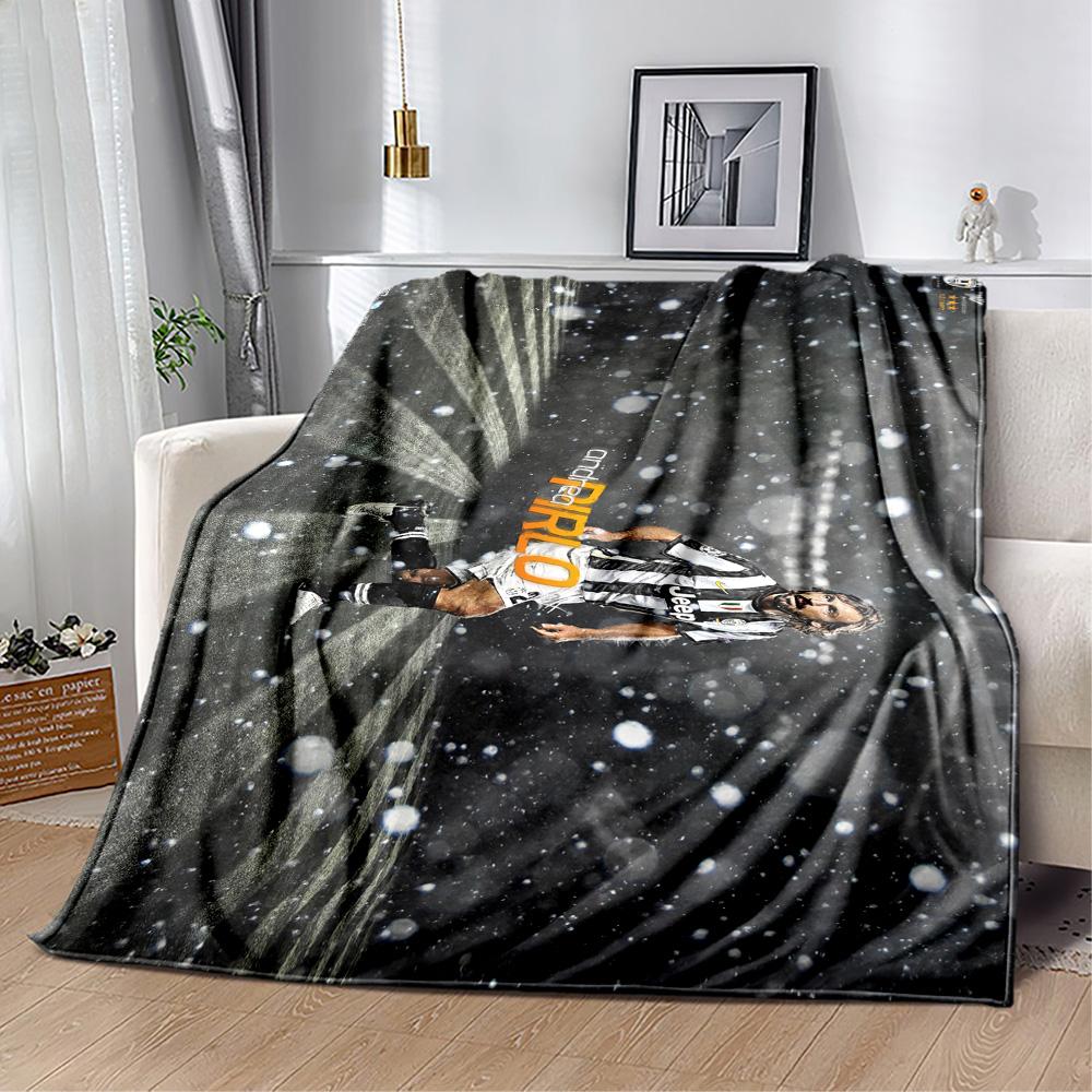 Soccer Player Action Field. Blanket Comfortable Suitable for Couch Bed Chair for All Seasons Stylish Decor Birthday Christmas Gift Blanket