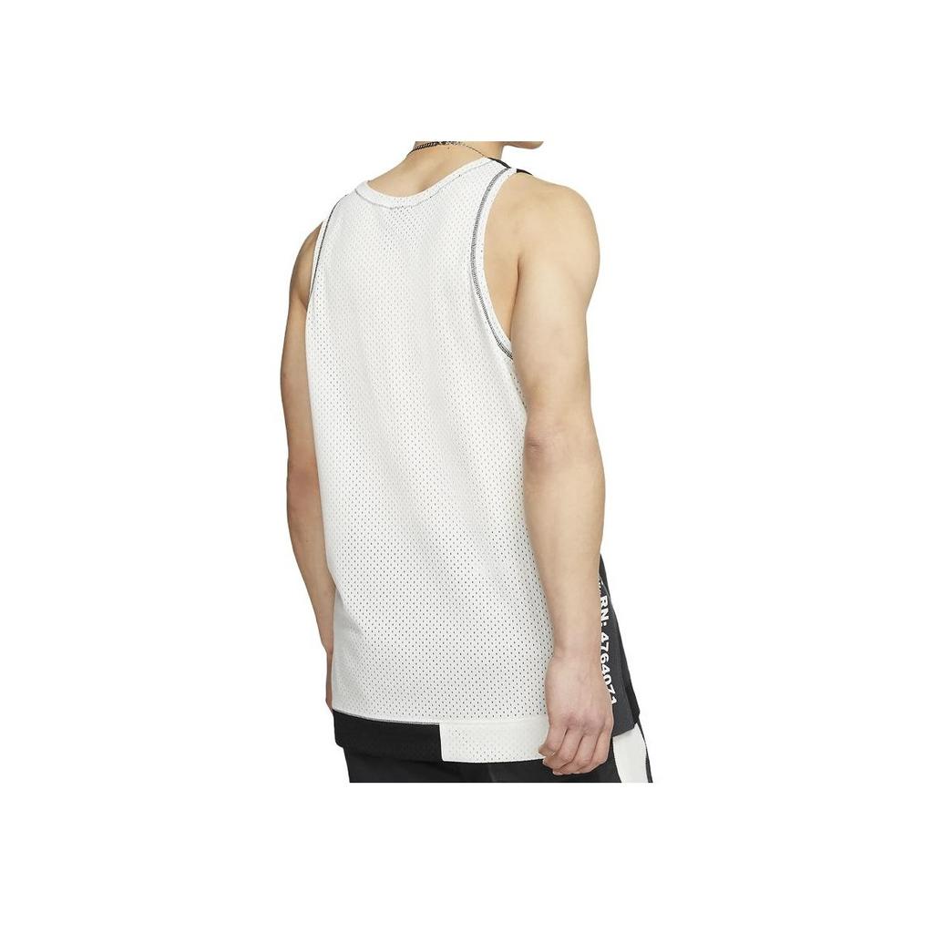Nike Color Block Logo Print Knitted Tank Top Men Tops Black CJ5080-010