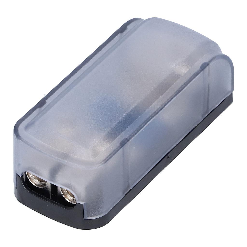 2 Way Fuse Holder Box 1 In 2 Out Distribution Block for Car Yacht Boat Stereo Audio Modification