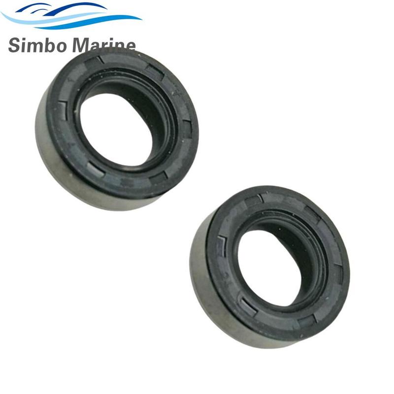 2 Stück Simmerring für Yamaha 93101-10M14 Außenbordteile 2-Takt 4PS 5PS für Parsun F4-03000027 passend für Hidea Powertec 10.8x21x7mm