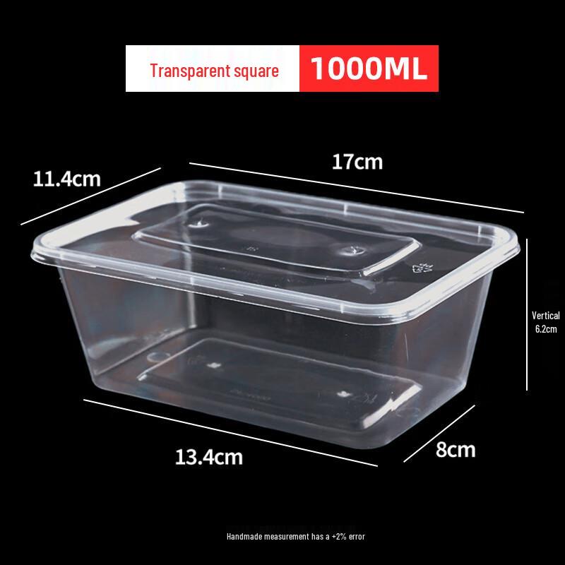 

Disposable Round Plastic Food Container Set