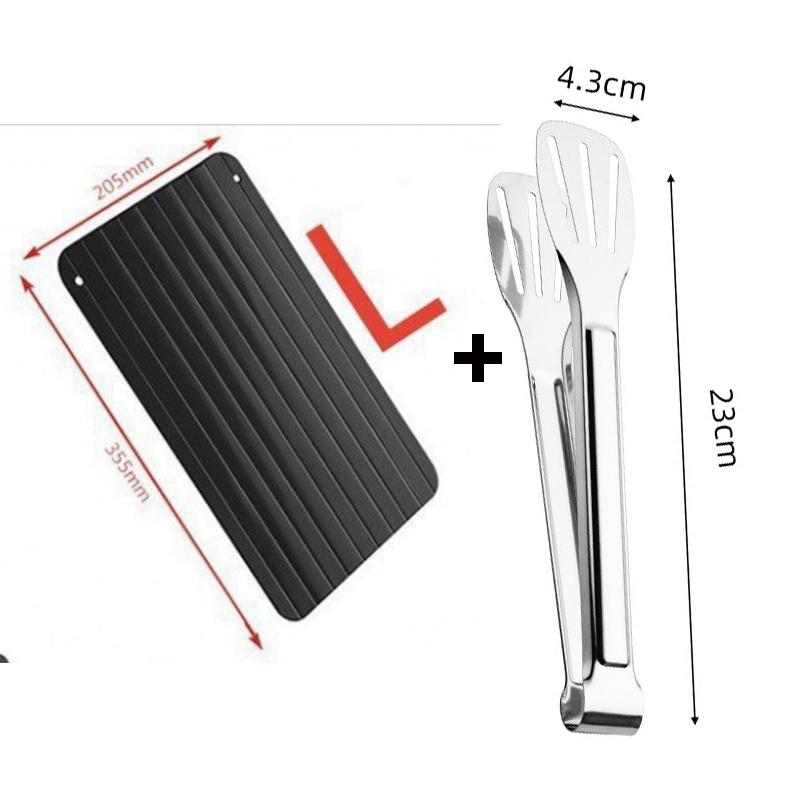 Quick Defrosting Tray for Frozen Meat Natural Heating Defroster Tray Rapid and Safer Chopping Boards for Frozen Meat Fish