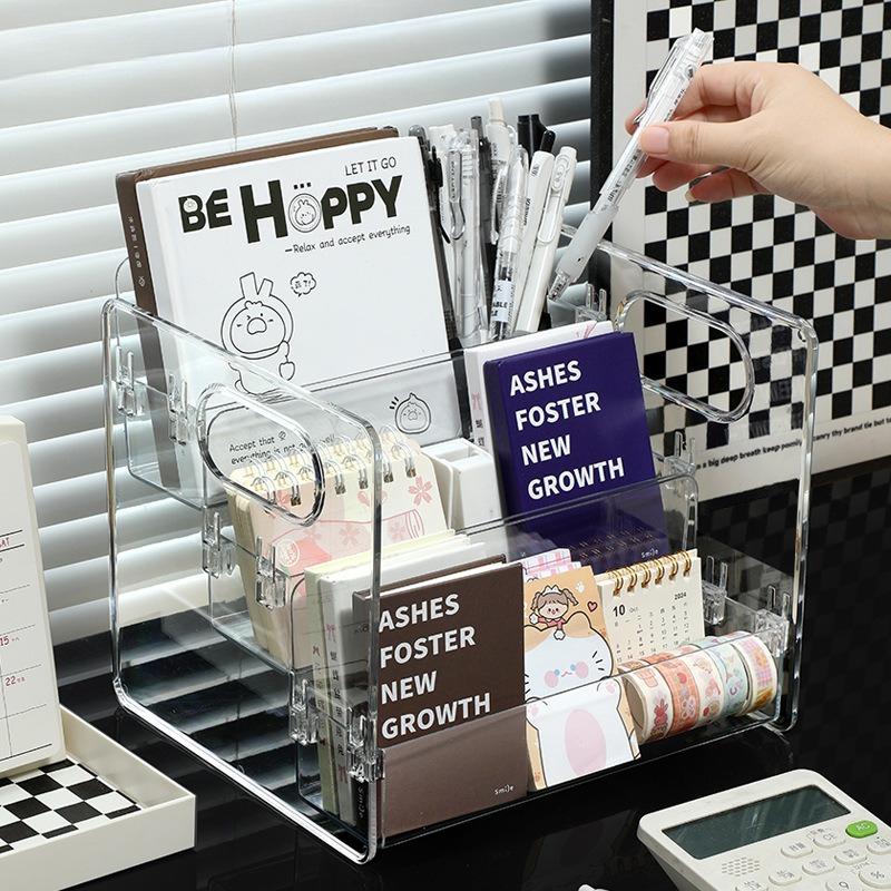 Desktop Storage Box, Transparent Cosmetics, Perfume, Skin Care Products, Water and Lotion, Dressing Table, Organizing, Layered Storage Rack