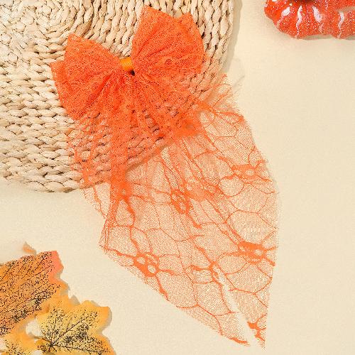 Vintage Leopard Print Bowknot Hairpin Long Ribbon Back Head Spring Clip Ponytail Headwear for Women Elegant Versatile Hairpin