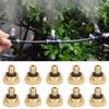 10pcs Tap Water Low Pressure Atomizing Sprayer Nozzle Brass Water Misting Sprinkle 0.5mm