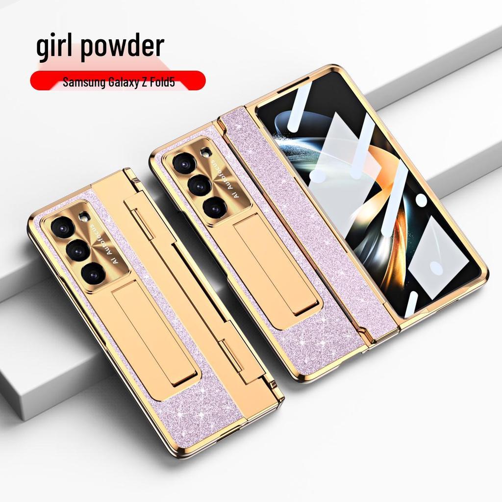Galvanisiertes Stand-Scharnier-Case für Samsung Z Fold7/6/5/4/3 - Vollständiger Schutz für faltbares Display