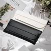Black and White Soft and Stylish Leather Glasses Cases - Glasses Protection Bags, Travel Accessories for Men and Women - Stylish
