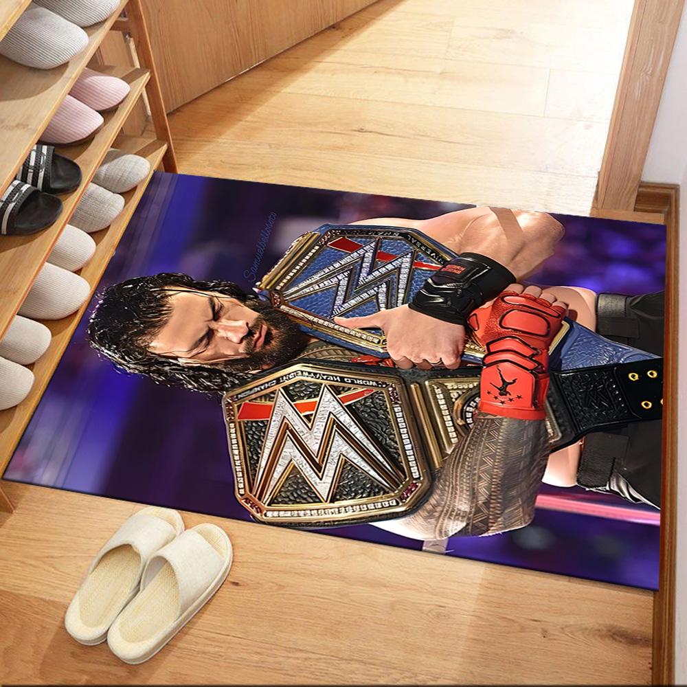 Roman Reigns2 Square Rugs Are a Great Choice for Living Rooms, Bedrooms, Home Décor, and As Gifts.