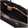 P.I.D. Selva PAP104 Compact Tote Bag, Genuine Leather, Chocolate