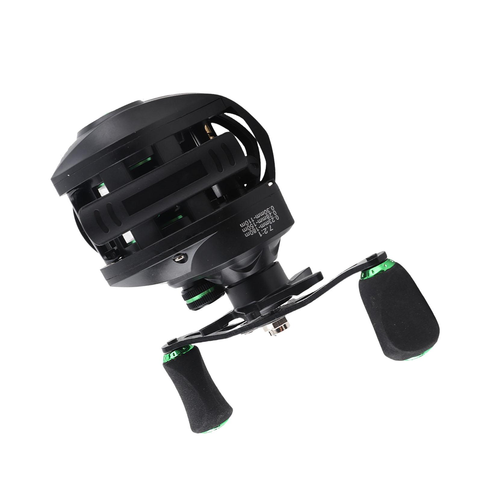 

HL Металлическая катушка для бейткастинга Левая рука Магнитный тормоз Рыболовный аксессуар