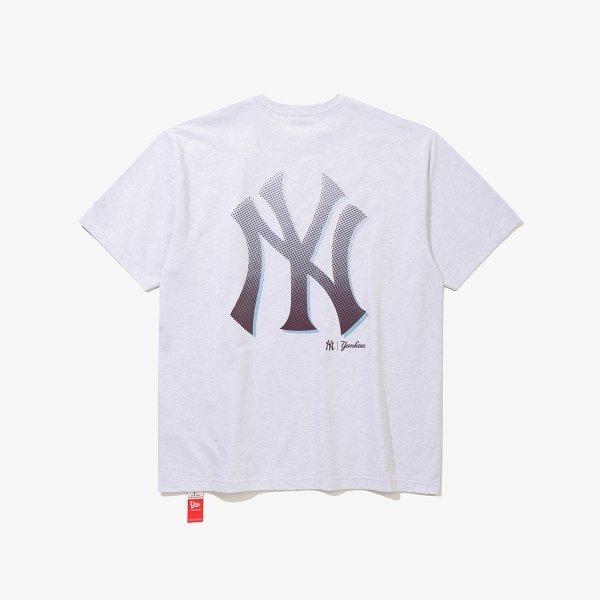 New Era Mlb New York Yankees HalfTone T shirT heaTher Gray 15147537