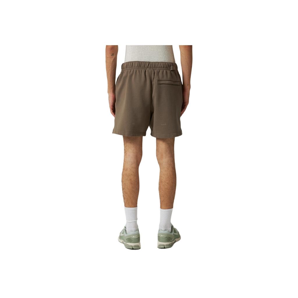 Nike Elastic Mid-Waist Solid Color Casual Shorts Men Shorts Brown FQ0408-040