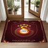Galatasaray FC Design Crystal Velvet Rug Soft Decorative Mat for Bedroom Entrance