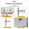 2LED Yard Atmosphere Wall Lights 3LED Solar Wall Lights Waterproof Solar Wall Lamps  Courtyard