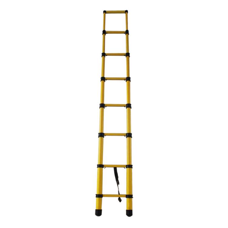 Telescopic Fiberglass Insulated Ladder for Electricians & Fishing Rod Maintenance