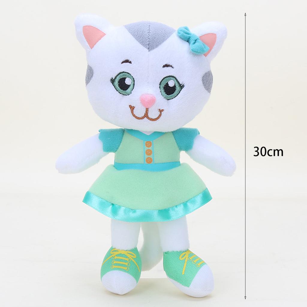 Cute Cartoon Tiger Cat Plush Toy 20 30cm Soft Cotton Stuffed Animal Doll Kids Gift
