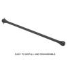 RC Central Front Drive Shaft Rustproof Steel Stable Easy Installation 148mm Drive Shaft for ARRMA 1/5 Outcast Kraton 8s