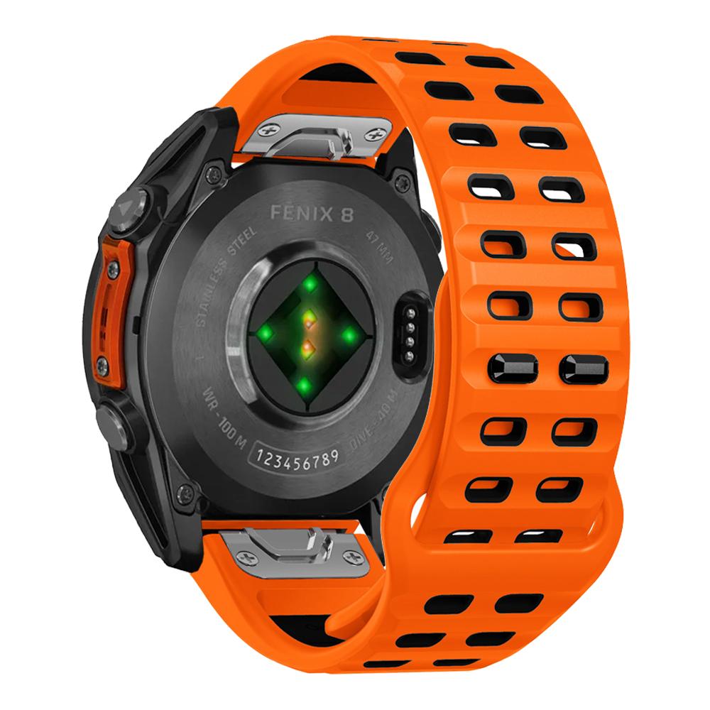 26mm 22mm QuickFit Band For Garmin Fenix 8 E 7 7X Epix Pro 6 6x 5 5X Plus/MARQ/D2 G1/965 955/Enduro 3 Silicone Strap Bracelet