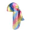 Men Women Laser Bandana Turban Hat With Glitter Rainbow Headwrap And Adjustable Fit