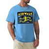 Laufender Mann Airwalk Schuhe Skateboard Design Classic TShirt Graphics Oversizeds Black T Shirts for Men