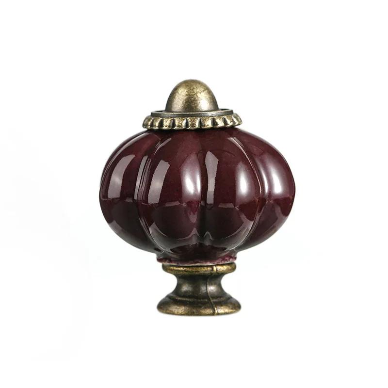 4/8pcs Ceramics Vintage Drawer Knob Handle Cabinet Cupboard Door Pull Furniture Hardware Handle pulls Drawer Knob