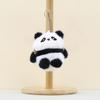 Adorable Plush Panda Toy Keychain Soft Fruit Panda Doll Pendant For Bags