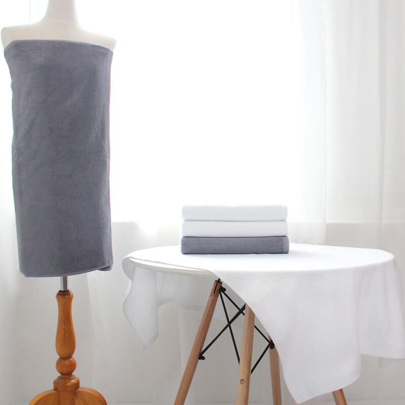 Hotel Bath Towels 350g (5-piece set) Premium Beach Large Bath Towels white