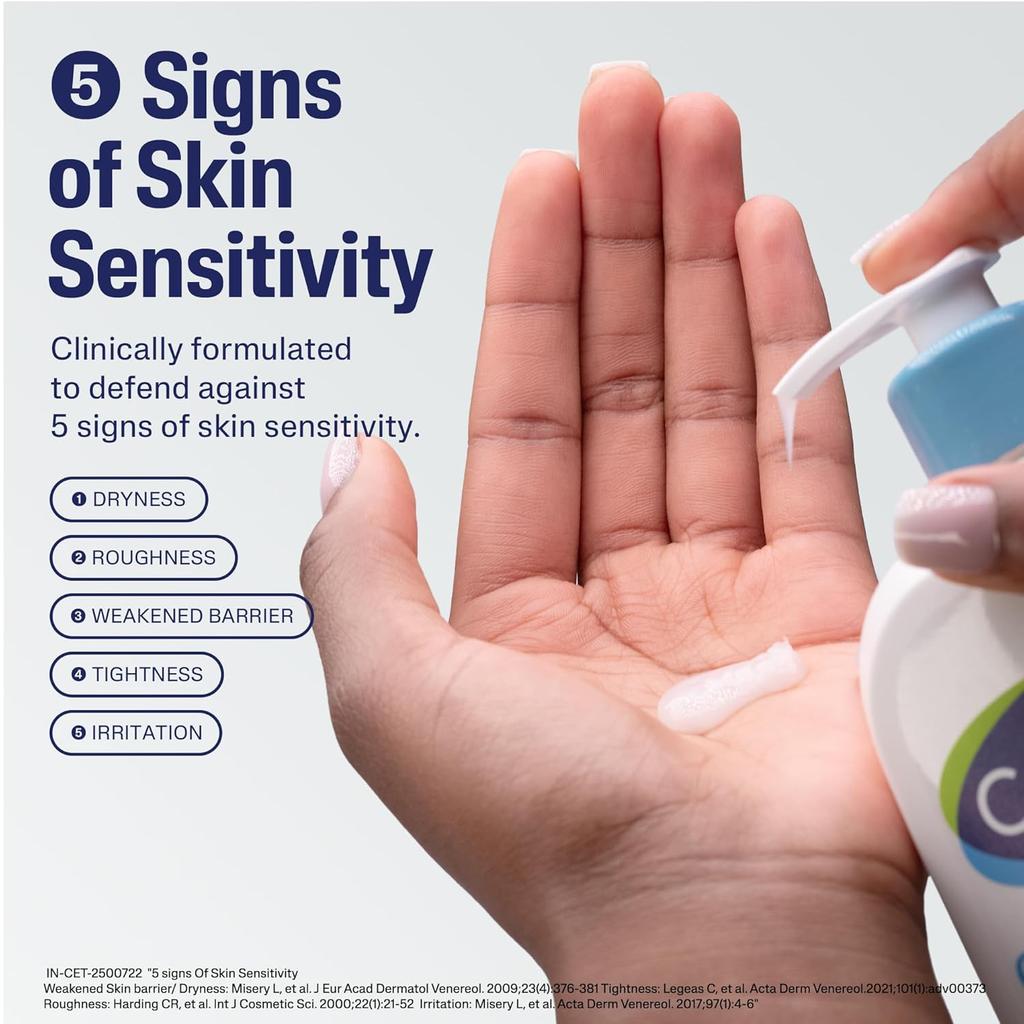 Cetaphil Gentle Skin Hydrating Face Wash Cleanser with Niacinamide, Vitamin B5 for Dry To Normal, Sensitive Skin | 118 Ml