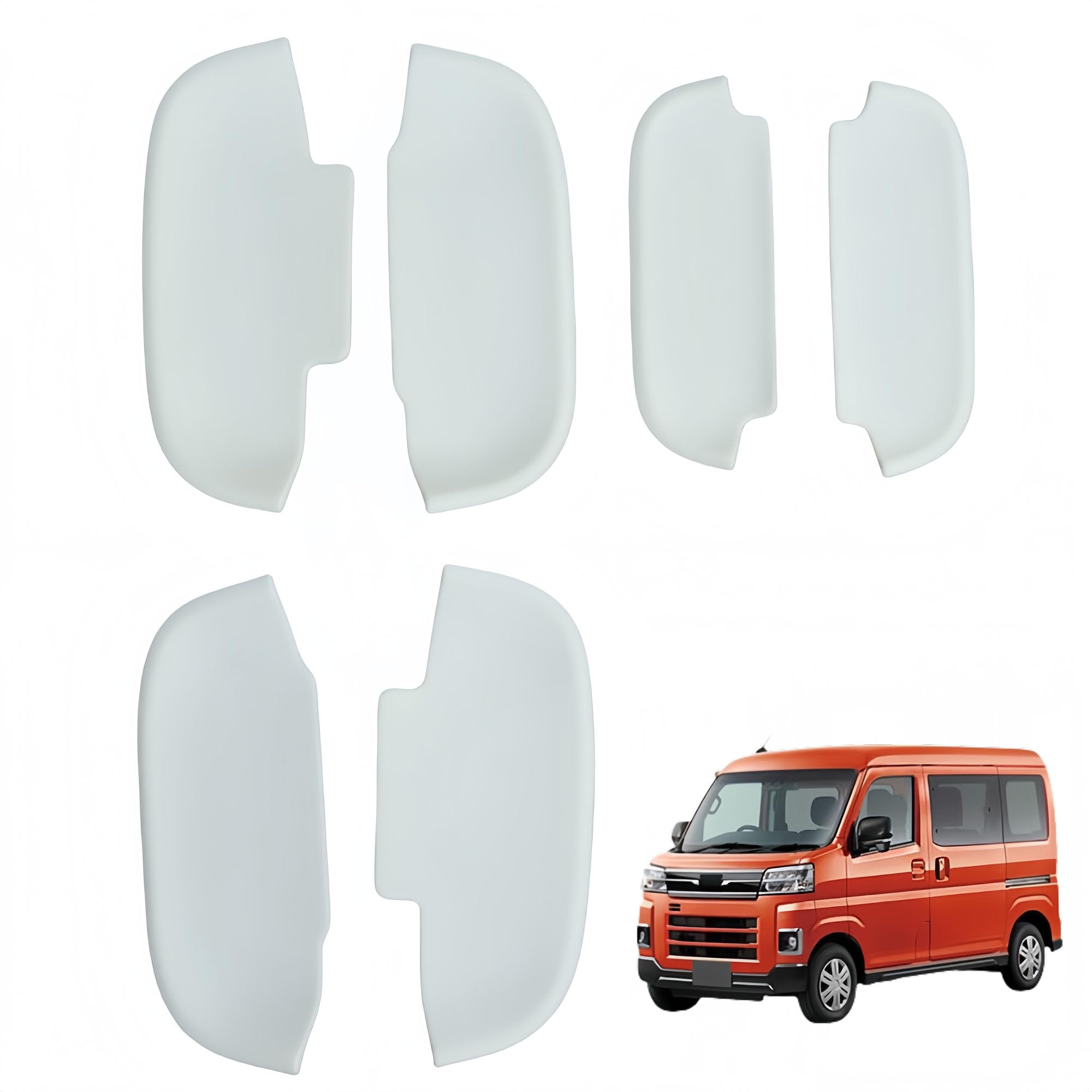 

JXCARSIOJP Atray High Jet Cargo S700V S710V 2021(R3).12 - Door Knob Under Cover Protector Anti-Scratch (White) белый