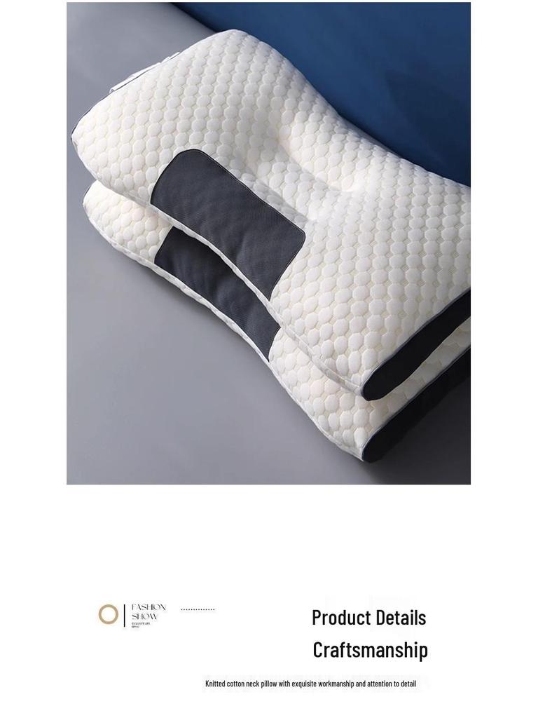 3D Spa Strickbaumwolle Massagekissen - Schlafhilfe & Nackenstütze