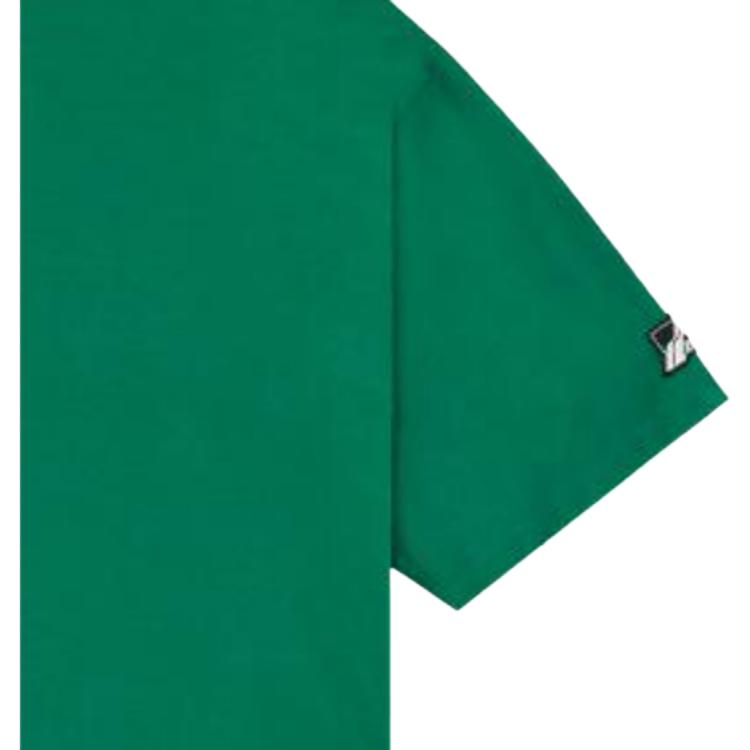 We11done Ss22 Logo Print Short Sleeve T-Shirt Unisex Tops Green WD-TT1-22-674-U-GR